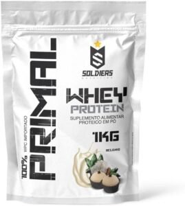 Whey Protein Primal 1Kg – Importado – Soldiers Nutrition Sabor:Beijinho